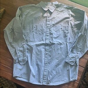 Mens PATAGONIA Snap Front Dress Shirt s L
